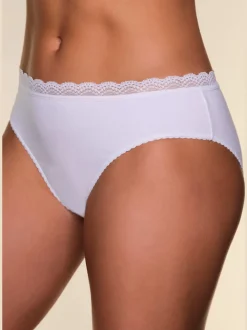 Slips jazz panties avec joli bord en dentelle