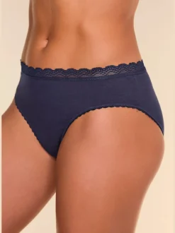 Slips jazz panties avec joli bord en dentelle