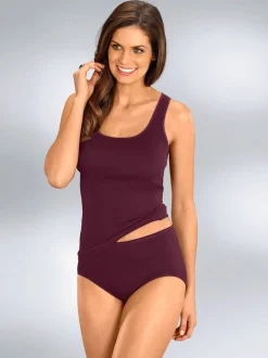 Slip taille haute côtes fines