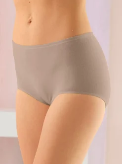 Slip taille haute côtes fines