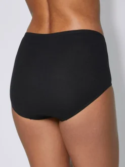 Slip taille haute côtes fines