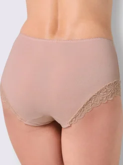 Slip taille haute côtes fines