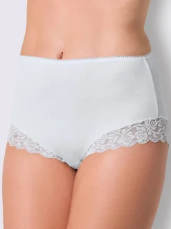 Slip taille haute côtes fines