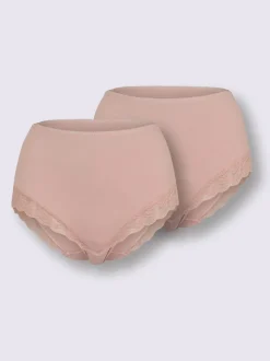 Slip taille haute côtes fines
