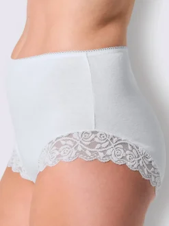 Slip taille haute côtes fines