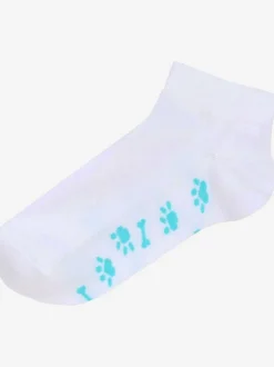 Socquettes motif de pattes doux sous la semelle