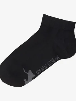 Socquettes motif de pattes doux sous la semelle