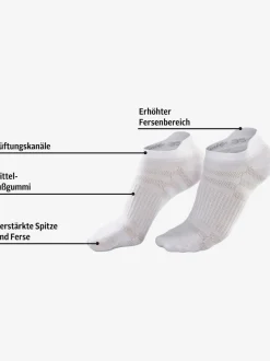 Socquettes à structure piqué