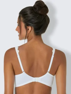 Soutien-gorge confort sans armatures avec dentelle et bretelles réglables
