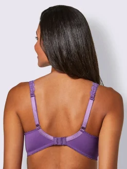 Soutien-gorge confort sans armatures avec dentelle et bretelles réglables