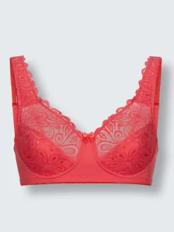 Soutien-gorge confort sans armatures avec dentelle et bretelles réglables