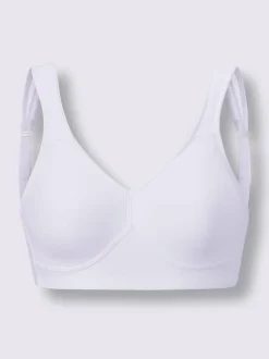 Soutien-gorge confort sans armatures avec bonnets préformés et larges bretelles