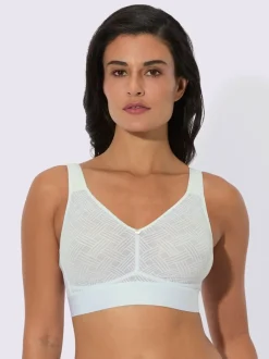 Soutien-gorge confort sans armatures à bonnets préformés avec applications décoratives