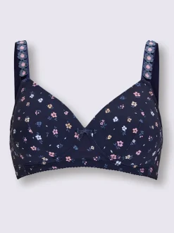 Soutien-gorge à coques sans armatures à bonnets moulés et bretelles réglables