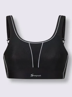 Soutien-gorge de sport sans armatures à maintien optimal avec bretelles réglables