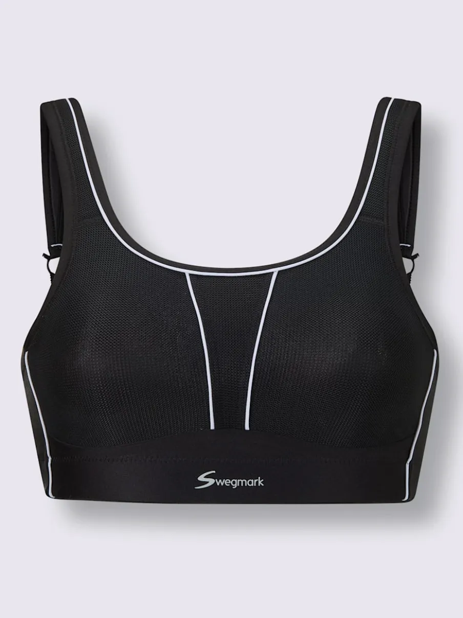 Soutien-gorge de sport sans armatures à maintien optimal avec bretelles réglables