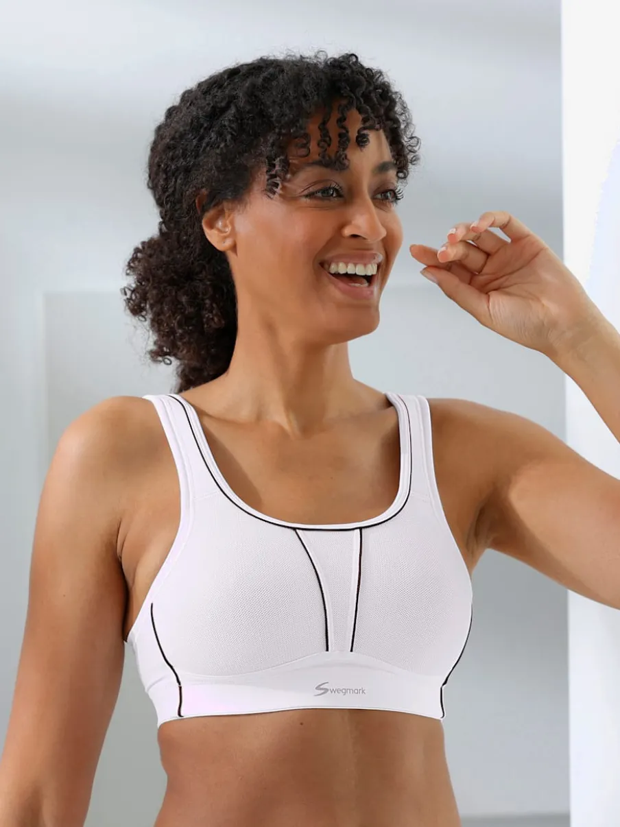 Soutien-gorge de sport sans armatures à maintien optimal avec bretelles réglables