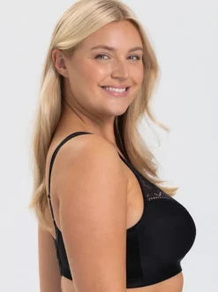 Soutien-gorge large sans armatures avec larges bretelles rembourrées