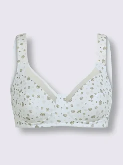 Soutien-gorge large sans armatures à bonnets en 3 parties