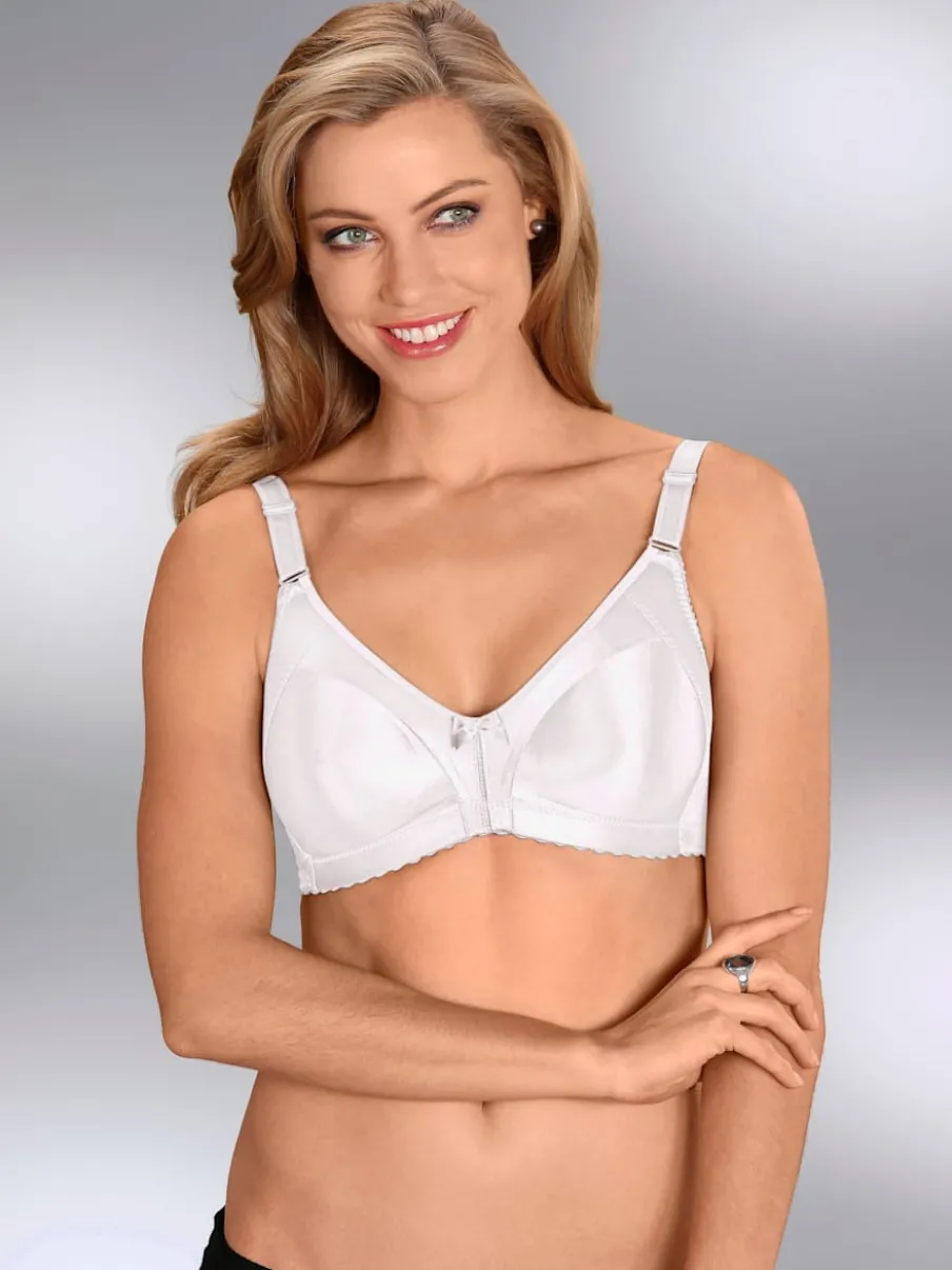 Soutien-gorge minimiseur sans armatures à bonnets moulés et bretelles larges