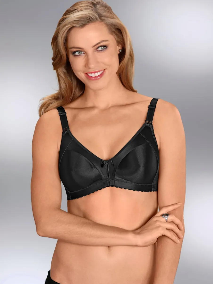 Soutien-gorge minimiseur sans armatures à bonnets moulés et bretelles larges