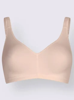 Soutien-gorge sans armatures à bonnets moulés avec bretelles rembourrées