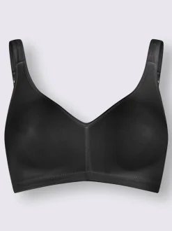 Soutien-gorge sans armatures à bonnets moulés avec bretelles rembourrées