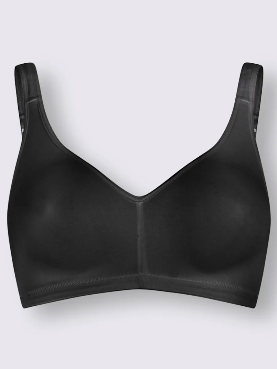 Soutien-gorge sans armatures à bonnets moulés avec bretelles rembourrées