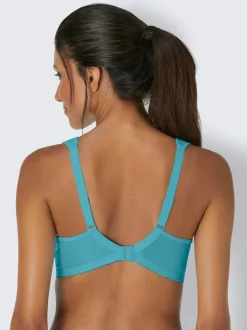 Soutien-gorge sans armatures à bonnets moulés et bretelles réglables