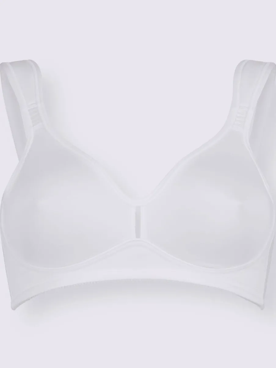 Soutien-gorge sans armatures à bonnets moulés et bretelles réglables