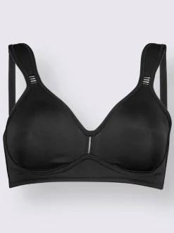 Soutien-gorge sans armatures à bonnets moulés et bretelles réglables