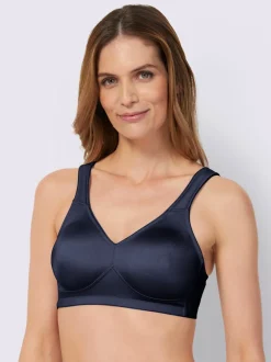 Soutien-gorge sans armatures à bonnets moulés et bretelles larges