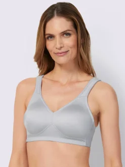 Soutien-gorge sans armatures à bonnets moulés et bretelles larges