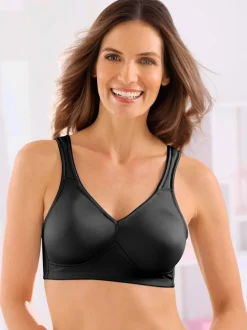 Soutien-gorge sans armatures à bonnets moulés et bretelles larges