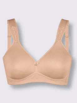 Soutien-gorge sans armatures à bonnets spacer respirants et dentelle