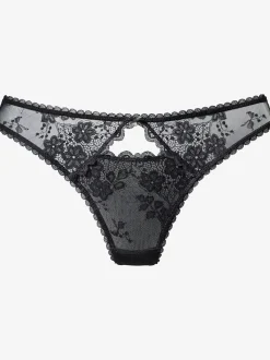 String séduisant avec nœud décoratif et élégant accessoire brillant