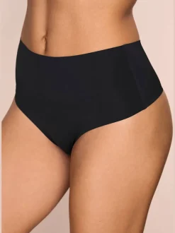 String taille haute string en microfibre très extensible