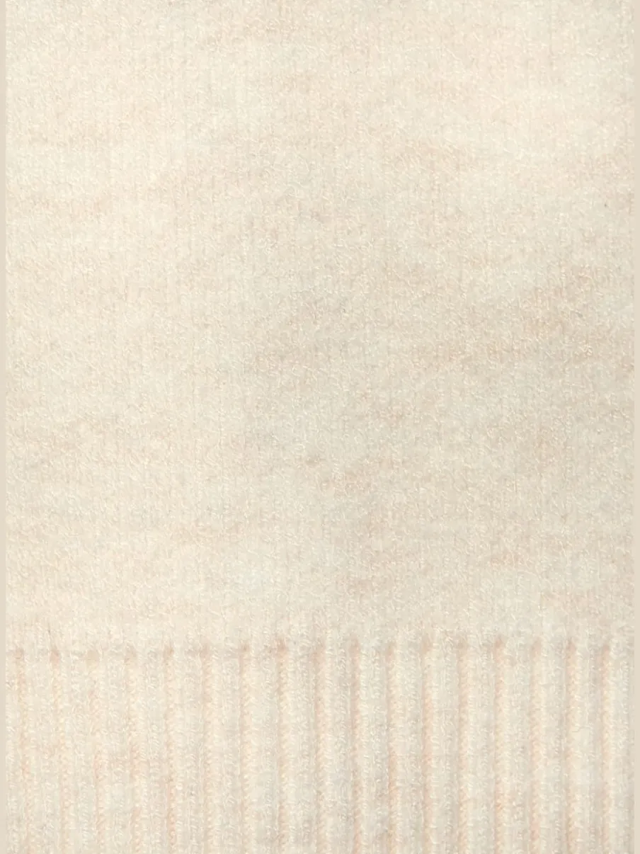 Sweater en tricot doux avec col roulé et manches longues