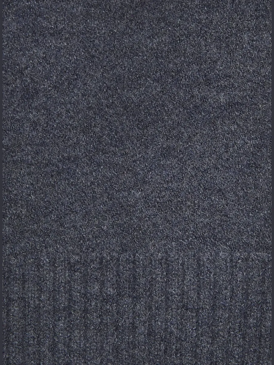 Sweater en tricot doux avec col roulé et manches longues
