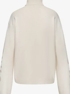 Sweater en tricot doux avec col roulé et manches longues