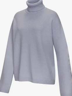 Sweater en tricot doux avec col roulé et manches longues