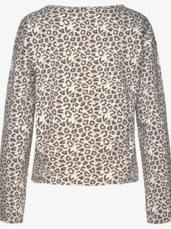 Sweatshirt ample à encolure ronde et manches longues