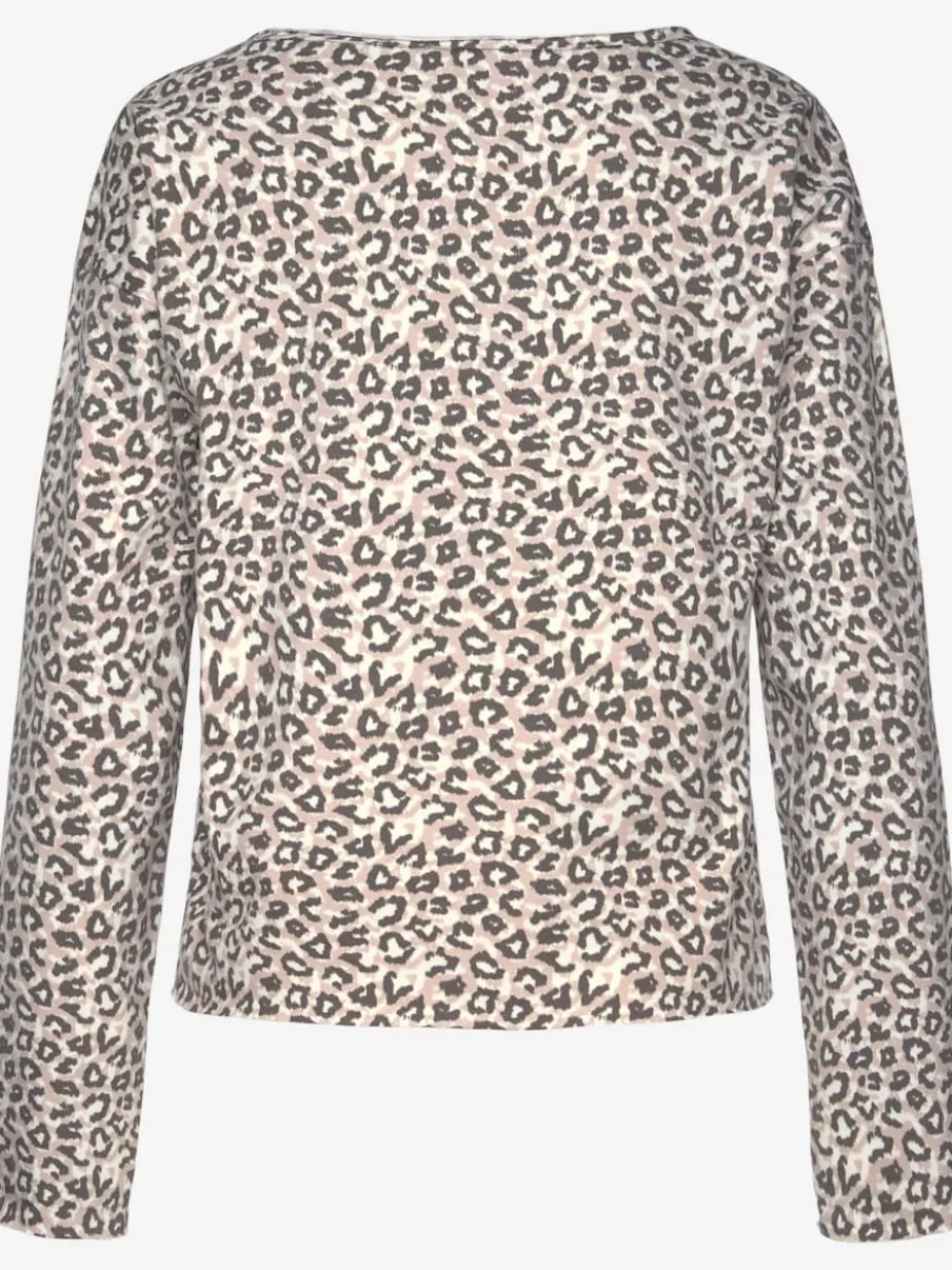 Sweatshirt ample à encolure ronde et manches longues