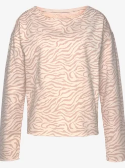 Sweatshirt ample à encolure ronde et manches longues