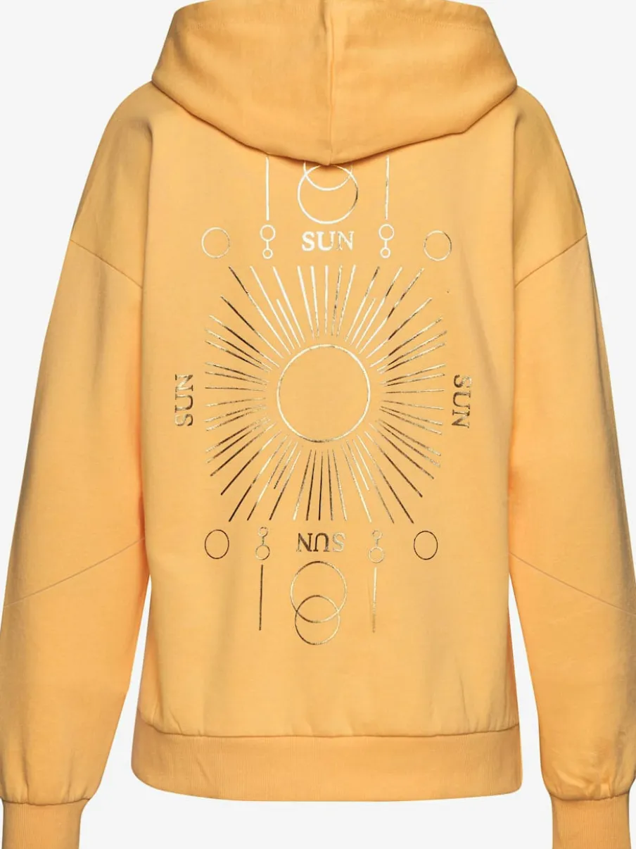 Sweatshirt à capuche avec cordon réglable et imprimés graphiques