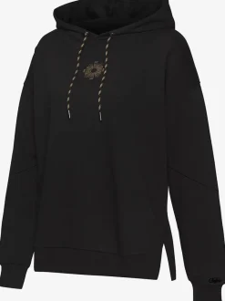 Sweatshirt à capuche avec cordon réglable et imprimés graphiques