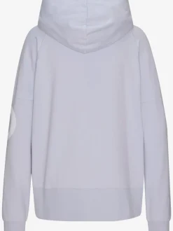 Sweatshirt à capuche avec grande capuche et motifs graphiques