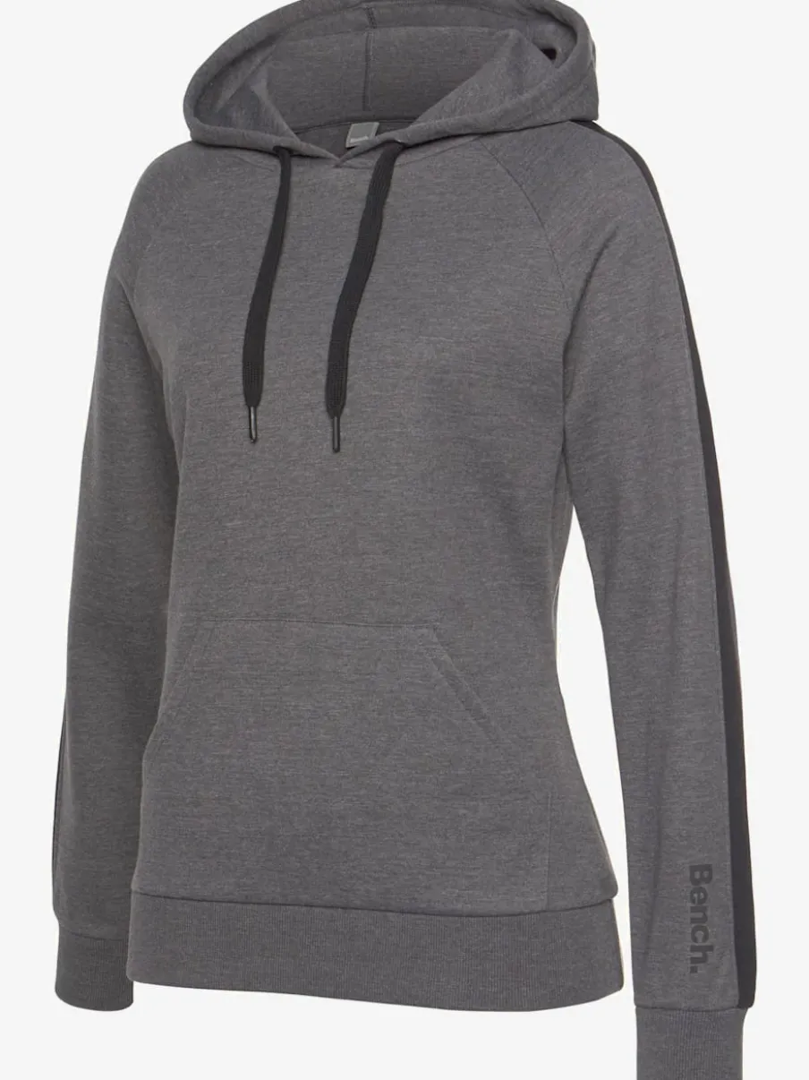 Sweatshirt à capuche avec manches longues et poche kangourou