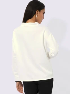 Sweatshirt à capuche avec paillettes et pierres brillantes