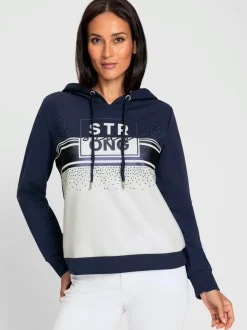 Sweatshirt à capuche jolis coloris contrastés
